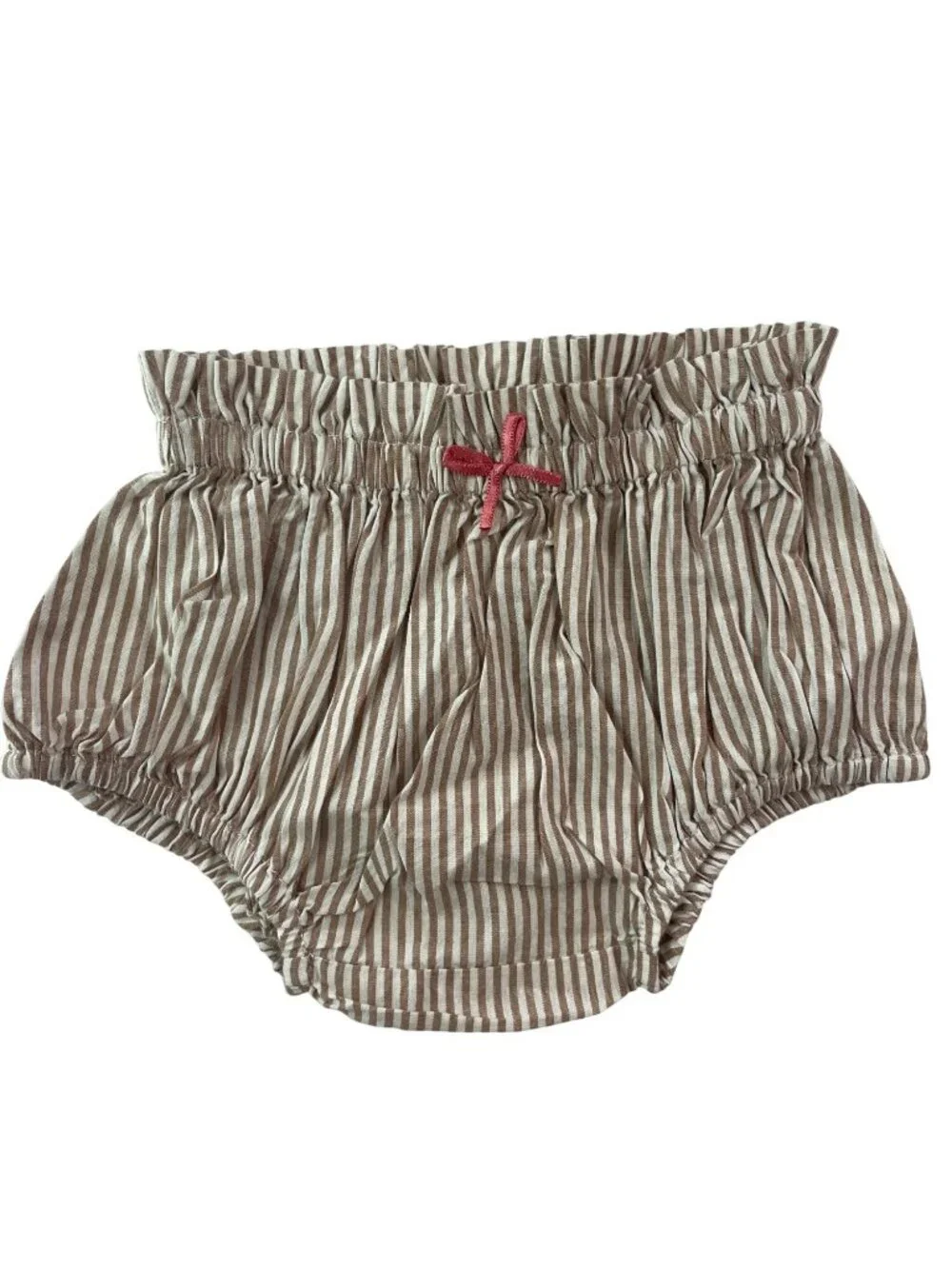 Pink Chicken Stevie Dress & Shorts Tawny Brown Stripe Babies Size 12/18M $84 NWT - Picture 12 of 16